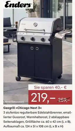 Pflanzen Kölle Enders gasgrill chicago next 3 Angebot