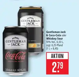 Marktkauf Jack daniel's gentleman jack & coca-cola Angebot