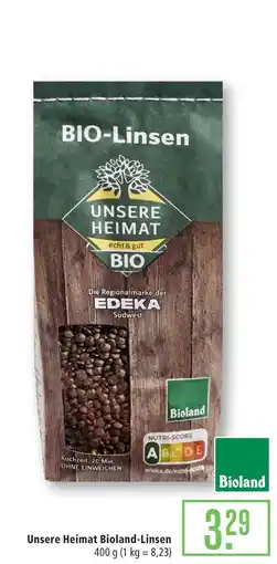 Marktkauf Edeka unsere heimat bioland-linsen Angebot