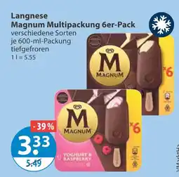 V Markt Langnese magnum multipackung 6er-pack Angebot