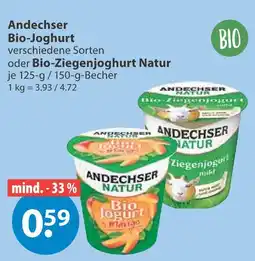 V Markt Andechser bio-joghurt Angebot