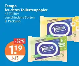 V Markt Tempo feuchtes toilettenpapier Angebot