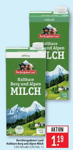 Marktkauf Berchtesgadener land haltbare berg und alpen milch Angebot