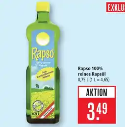 Marktkauf Rapso 100% reines rapsöl Angebot