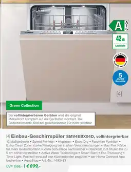 EP Bosch einbau-geschirrspüler smv4ebx04d, vollintegrierbar Angebot