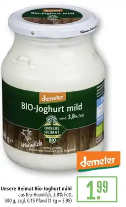 Marktkauf Unsere heimat bio-joghurt mild Angebot