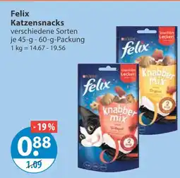 V Markt Felix katzensnacks Angebot