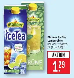 Marktkauf Pfanner ice tea lemon-lime Angebot