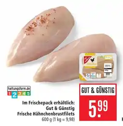 Marktkauf Gut & günstig frische hähnchenbrustfilets Angebot