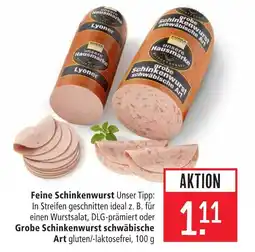 Marktkauf Feine schinkenwurst Angebot