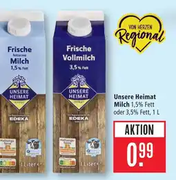 Marktkauf Unsere heimat milch Angebot