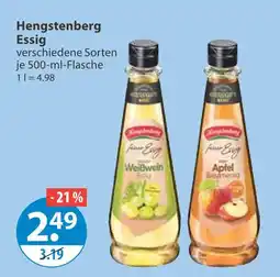 V Markt Hengstenberg weißweinessig Angebot