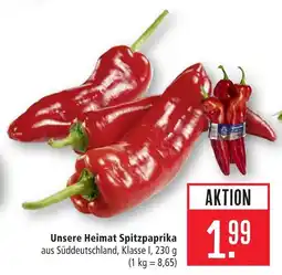 Marktkauf Unsere heimat spitzpaprika Angebot