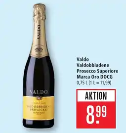 Marktkauf Valdo valdobbiadene prosecco superiore marca oro docg Angebot