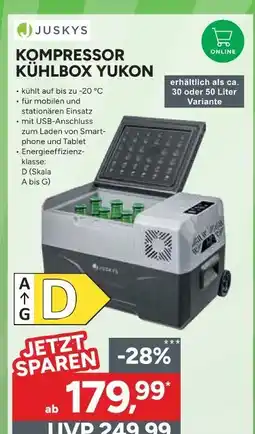 Marktkauf Juskys kompressor kühlbox yukon Angebot