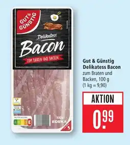 Marktkauf Gut & günstig delikatess bacon Angebot