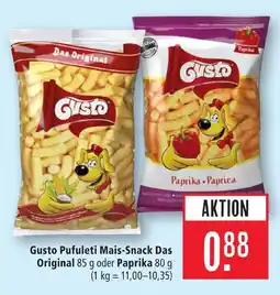 Marktkauf Gusto pufuleti mais-snack das original Angebot