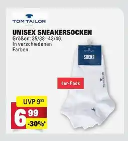 Marktkauf Tom tailor unisex sneakersocken Angebot