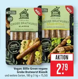 Marktkauf Billie green vegane grobe bratwurst klassik Angebot