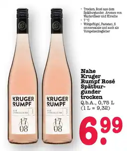 E-Center Kruger rumpf rosé spätburgunder trocken Angebot