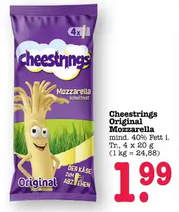 E-Center Cheestrings original mozzarella Angebot