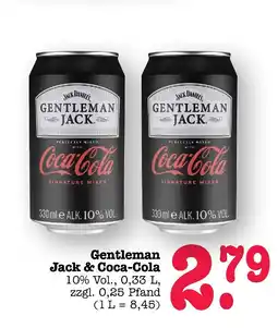 E-Center Jack daniel's gentleman jack & coca-cola Angebot