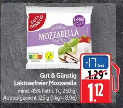 E-Center Gut & günstig laktosefreier mozzarella Angebot