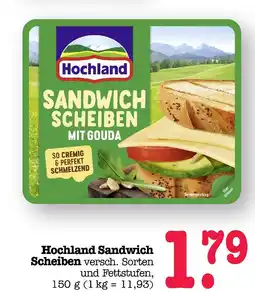 E-Center Hochland sandwich scheiben Angebot