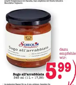 E-Center Scheck-in manufaktur sugo all’arrabbiata Angebot