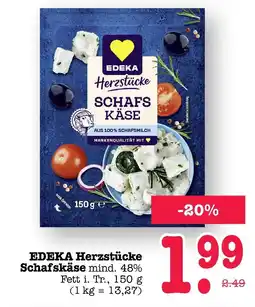 E-Center Edeka herzstücke schafskäse Angebot