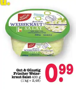 E-Center Gut & günstig frischer weisskraut salat Angebot