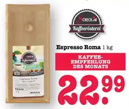E-Center Check-in kaffeerösterei espresso roma Angebot