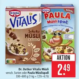 Marktkauf Dr. oetker vitalis müsli oder paula müslispaß Angebot