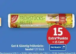 Marktkauf Gut & günstig frühstücksbeutel Angebot
