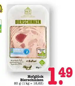 E-Center Hofglück bierschinken Angebot