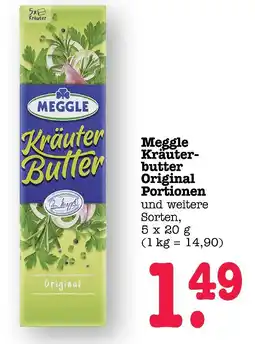 E-Center Meggle kräuterbutter original portionen Angebot