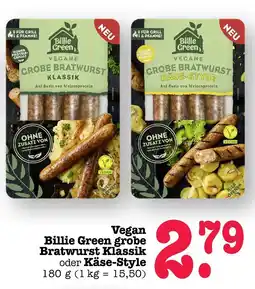 E-Center Billie green grobe bratwurst klassik Angebot