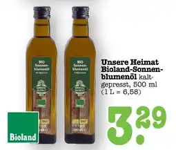 E-Center Unsere heimat bioland-sonnenblumenöl Angebot