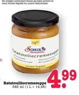E-Center Scheck-in manufaktur ratatouillecremesuppe Angebot