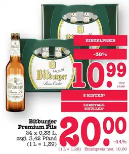 E-Center Bitburger premium pils Angebot