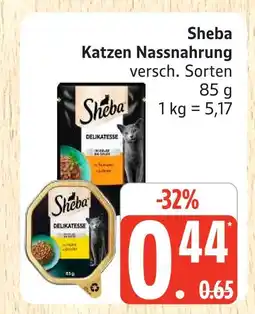 Marktkauf Sheba katzen nassnahrung Angebot