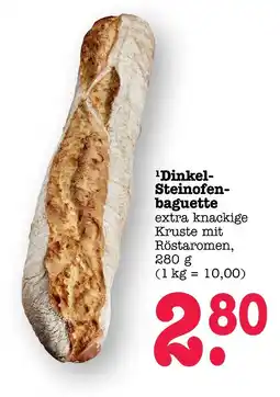 E-Center Dinkel-steinofen-baguette Angebot
