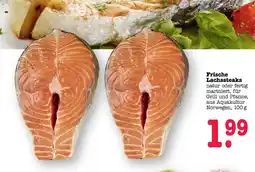 E-Center Frische lachssteaks Angebot