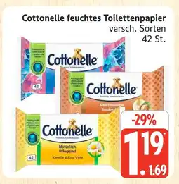 Marktkauf Cottonelle feuchtes toilettenpapier Angebot