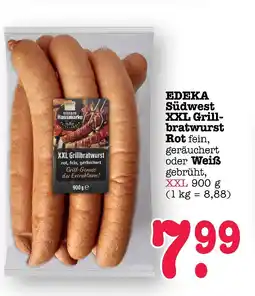 E-Center Edeka südwest xxl grillbratwurst rot fein, geräuchert Angebot