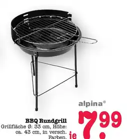 E-Center Alpina bbq rundgrill Angebot