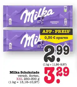 E-Center Milka schokolade Angebot