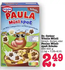 E-Center Dr. oetker vitalis müsli Angebot