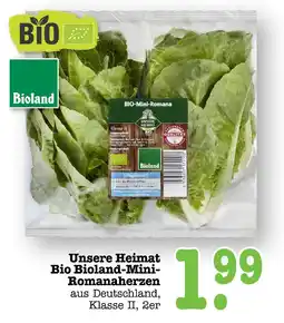 E-Center Unsere heimat bio bioland-mini-romanaherzen Angebot