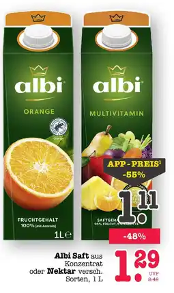 E-Center Albi saft aus konzentrat Angebot